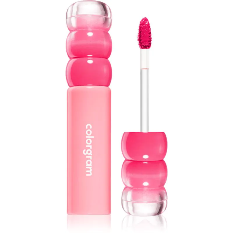 Colorgram Fruity Water Tint λιπ γκλος μακράς διαρκείας για θρέψη και ενυδάτωση απόχρωση #02 Bunny Ροζ 2.8 γρ