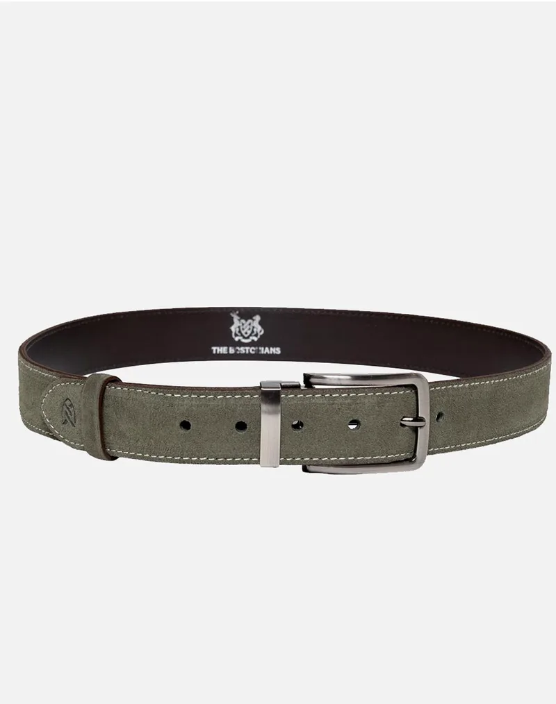 THE BOSTONIANS ΖΩΝΗ ΔΕΡΜΑΤΙΝΗ CASUAL 3XL0744-OLIVE Olive
