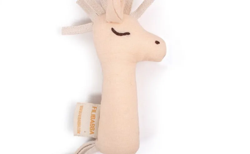 Filibabba Linen Rattle – Horse