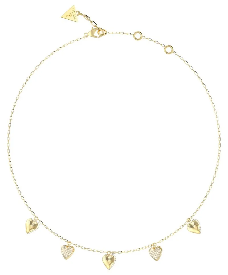 GUESS STEEL Κολιέ από Ανοξείδωτο ατσάλι Χρυσό JUBN06081JWYGT/U