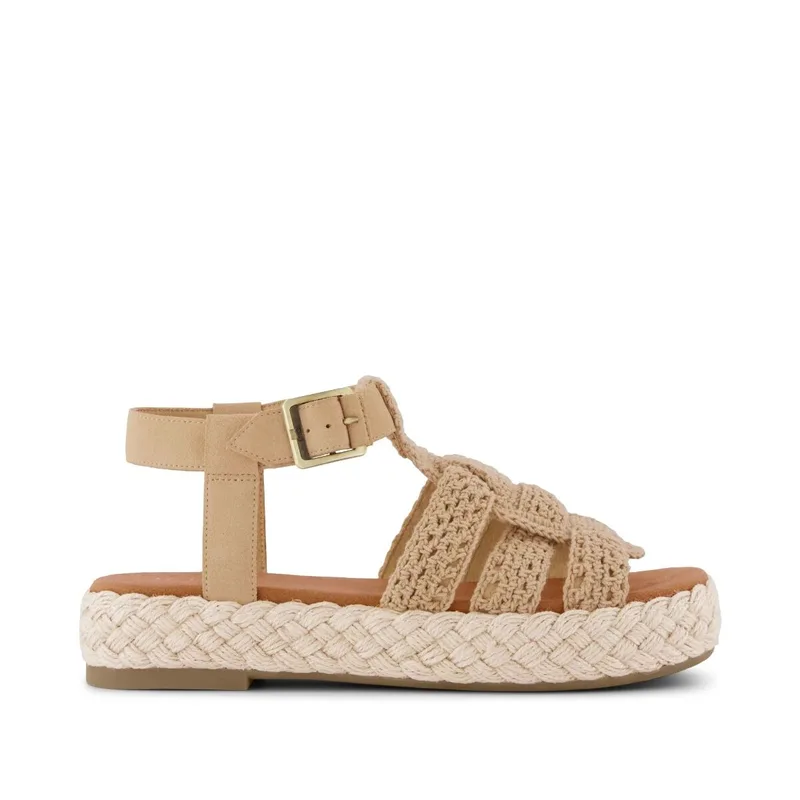 TOMS Γυναικεία Jac Fisherman Sandals 10023142 Μπέζ