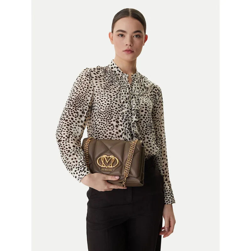Τσάντα LOVE MOSCHINO JC4041PP1OLC0203 Καφέ