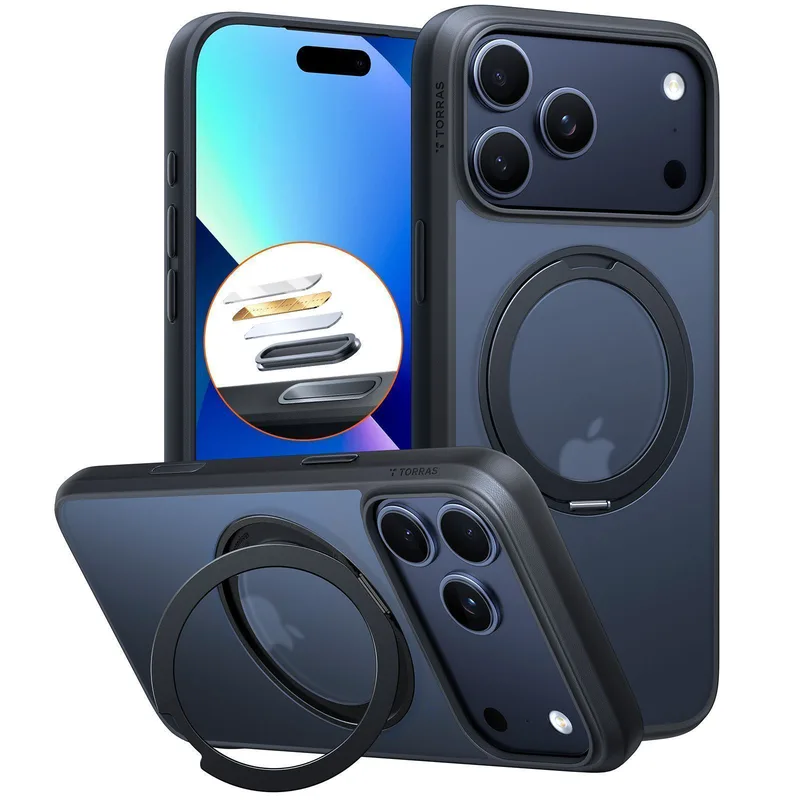 Θήκη Torras Ostand Pro MagSafe Black iPhone 17 Pro