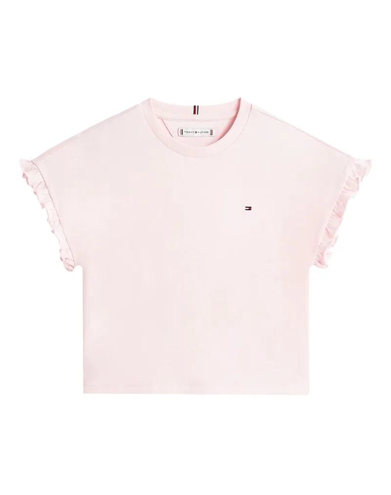 TOMMY HILFIGER ESSENTIAL TOP SS KG0KG08970-8Y-16Y-TG7 LightPink