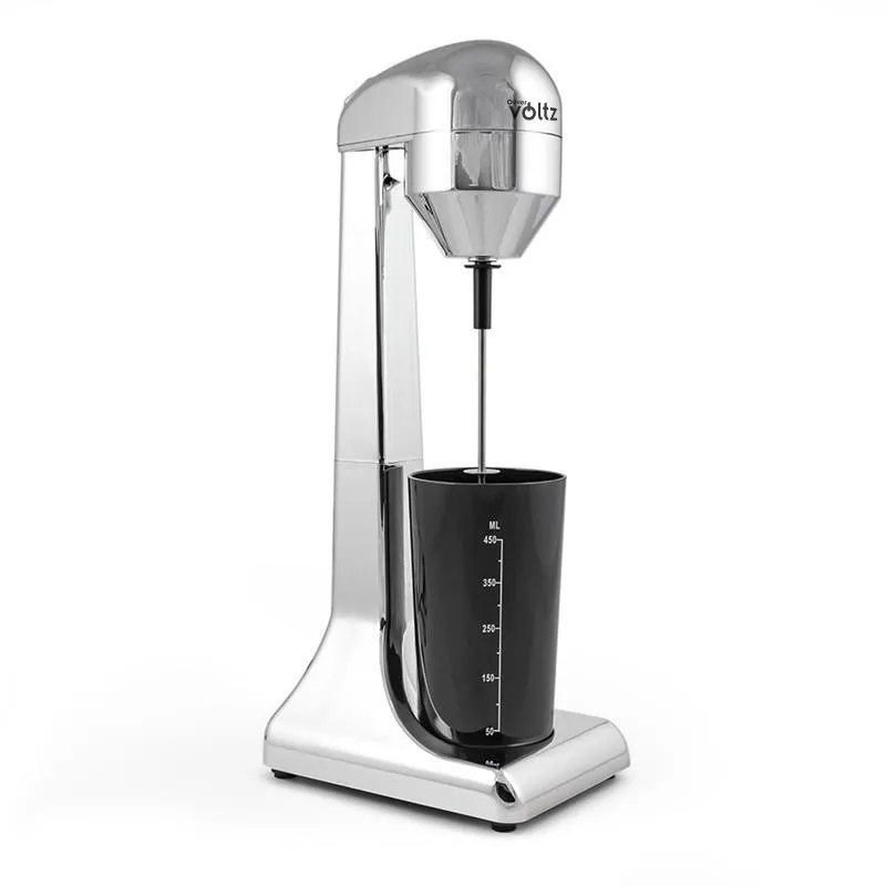 Επιτραπέζια φραπεδιέρα Oliver Voltz OV51163D, 100W, 2 ταχύτητες, Ανοξείδωτος αναδευτήρας, Ανοξείδωτο/μαύρο