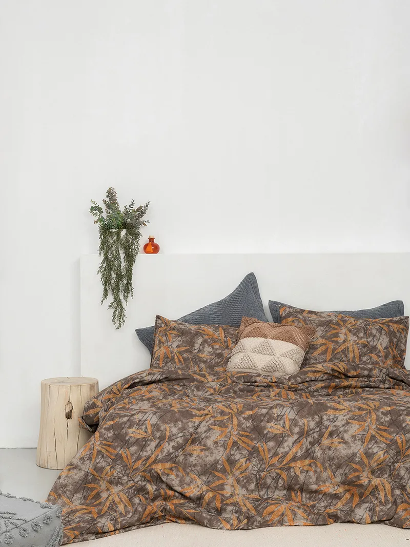 Σετ Μονά Σεντόνια Flannel Beauty 170x265 FB0217 Με Λάστιχο Palamaiki