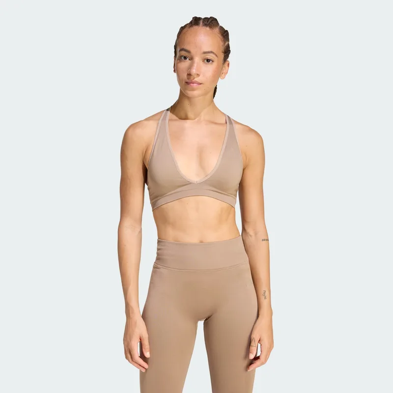 adidas W Workout Essentials Knit Light Sup Bra (9000268546_68053)