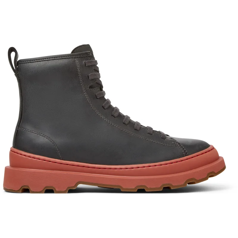 CAMPER Brutus+ - Μποτάκια Για Γυναικεία - Γκρι, Μέγεθος 39, Suede