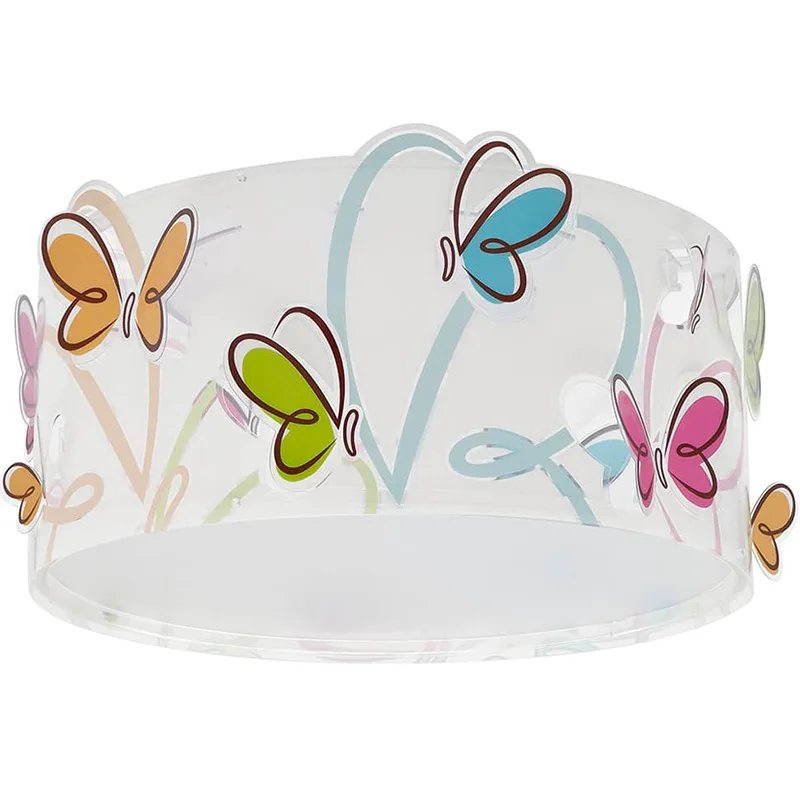 Παιδικό Φωτιστικό Πλαφονιέρα Ango 62146 Butterfly