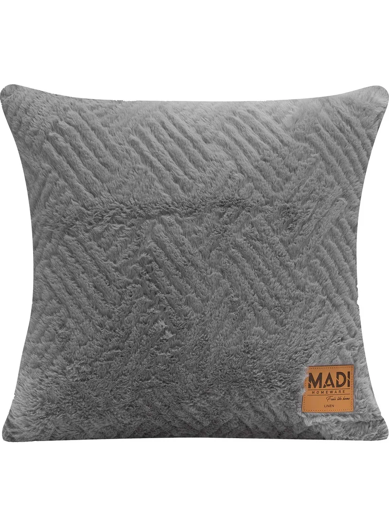 Διακοσμητική Μαξιλαροθήκη Madi Trace Grey 45x45