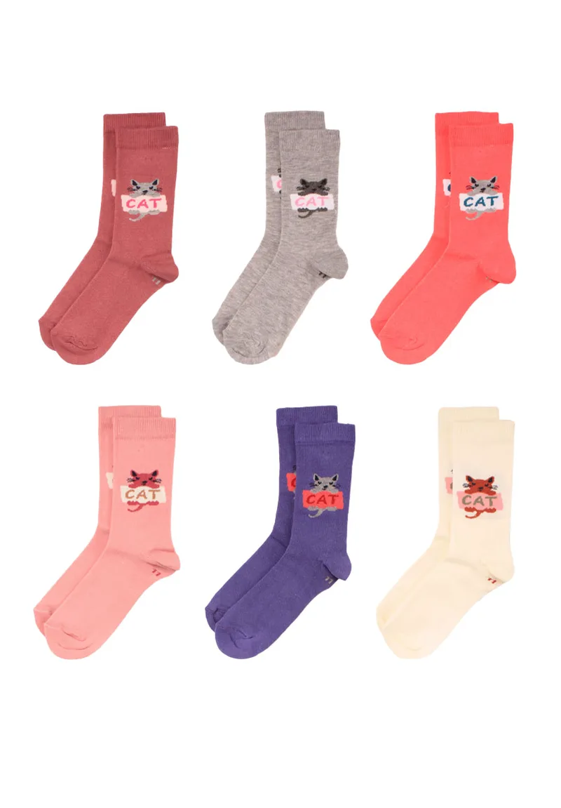 Κάλτσες παιδικές Cats Design 6 Τεμ. 5511656