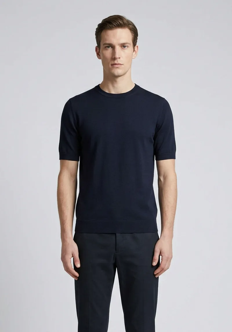 Hamaki Ho Μπλούζα Knitted Jersey - ME3204H Blue