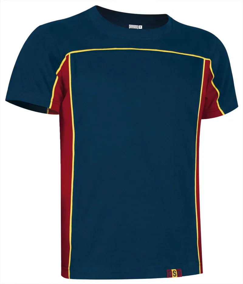 T-Shirt FURIA Valento CAVAFURME Orion Navy Blue-Lotto Red-Lemon Yellow