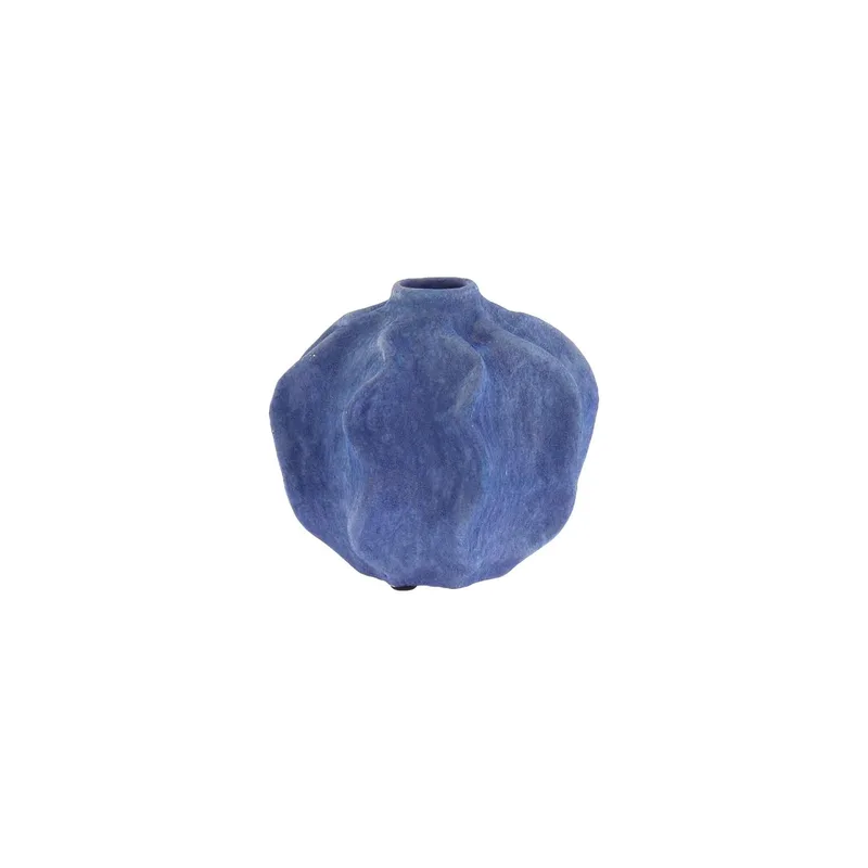 Beauty Home Βάζο Κεραμικό Olya – Μπλε Ø12,5×11,5cm