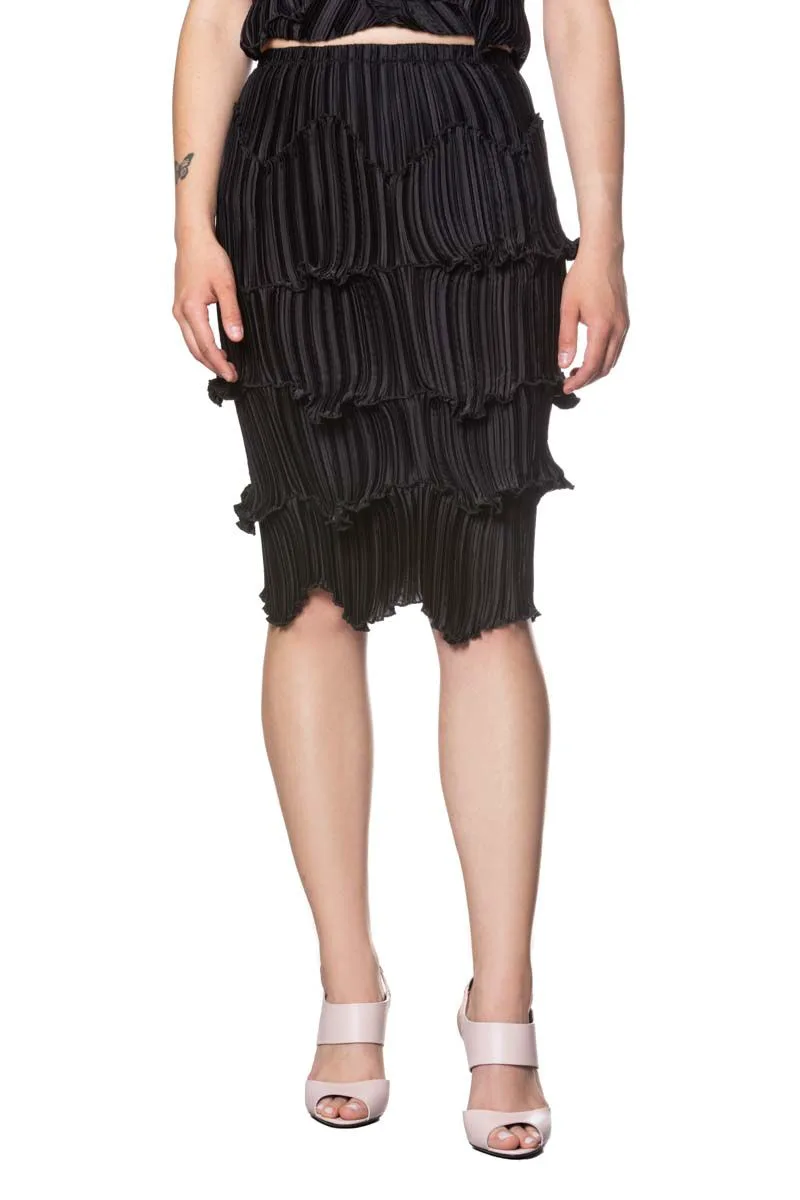 Daphne Valente - Φούστα Γυναικεία Mahogany Skirt Short-Bl