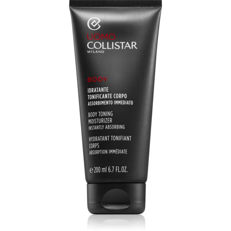 Collistar Uomo Body Toning Moisturizer αποκαταστατική ενυδατική κρέμα τζελ για άντρες 200 ml