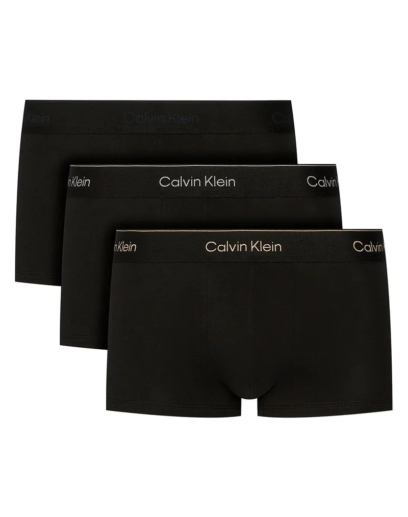 CALVIN KLEIN JEANS LOW RISE TRUNK 3PK LV00NB4389-40I DenimBlack