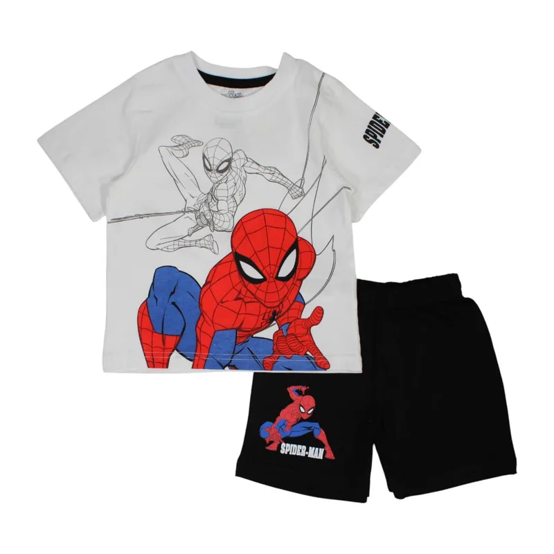 MARVEL ΠΑΙΔΙΚΟ ΣΕΤ T-SHIRT ΒΕΡΜΟΥΔΑ SPIDERMAN 1773 – μαύρο ΜΑΥΡΟ