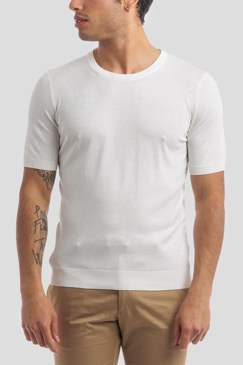 GRAN SASSO Ανδρικό Λευκό Slik T-shirt