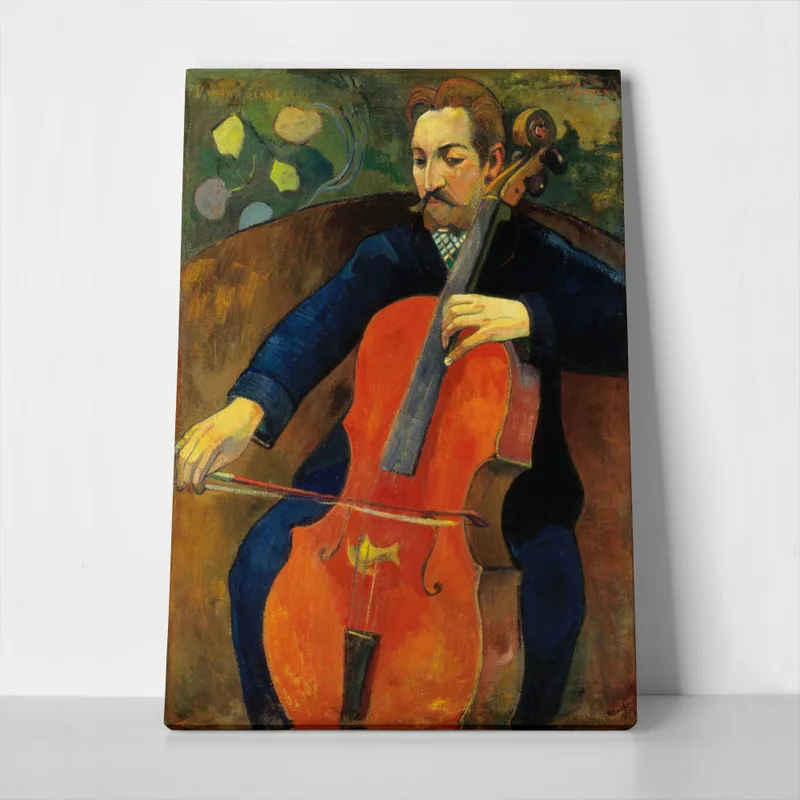 Πινακας σε καμβά PAUL GAUGUIN - THE CELLIST