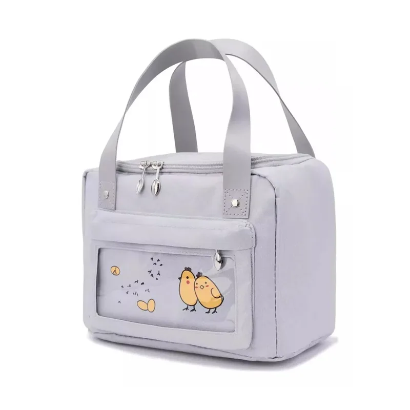 Ισοθερμική Τσάντα Φαγητού 6Lt Amber Grey Chick AM3010