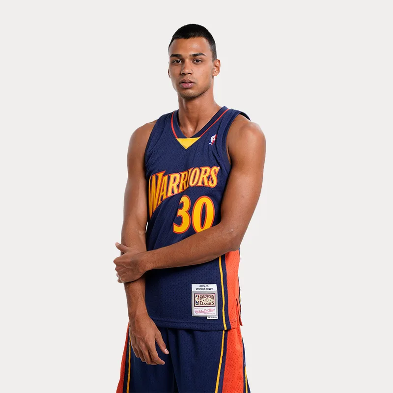 Mitchell & Ness NBA Golden State Warriors Stephen Curry Μπασκετική Φανέλα (9000099331_1629)