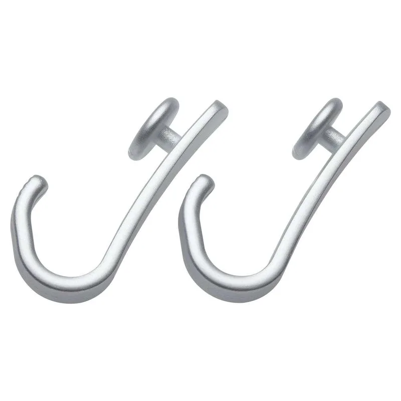 Easy roll hooks 12 pcs grey κρίκοι κουρτίνας μπάνιου Sealskin