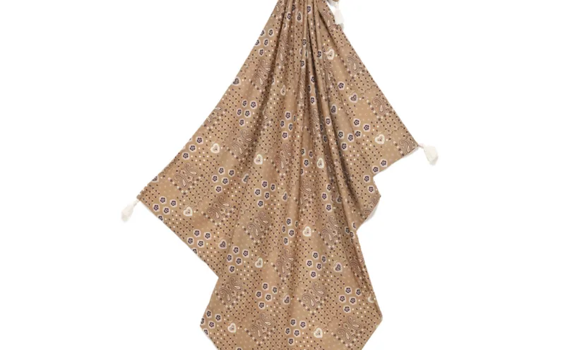 Bamboo Κουβέρτα Swaddle Bandana Mocca