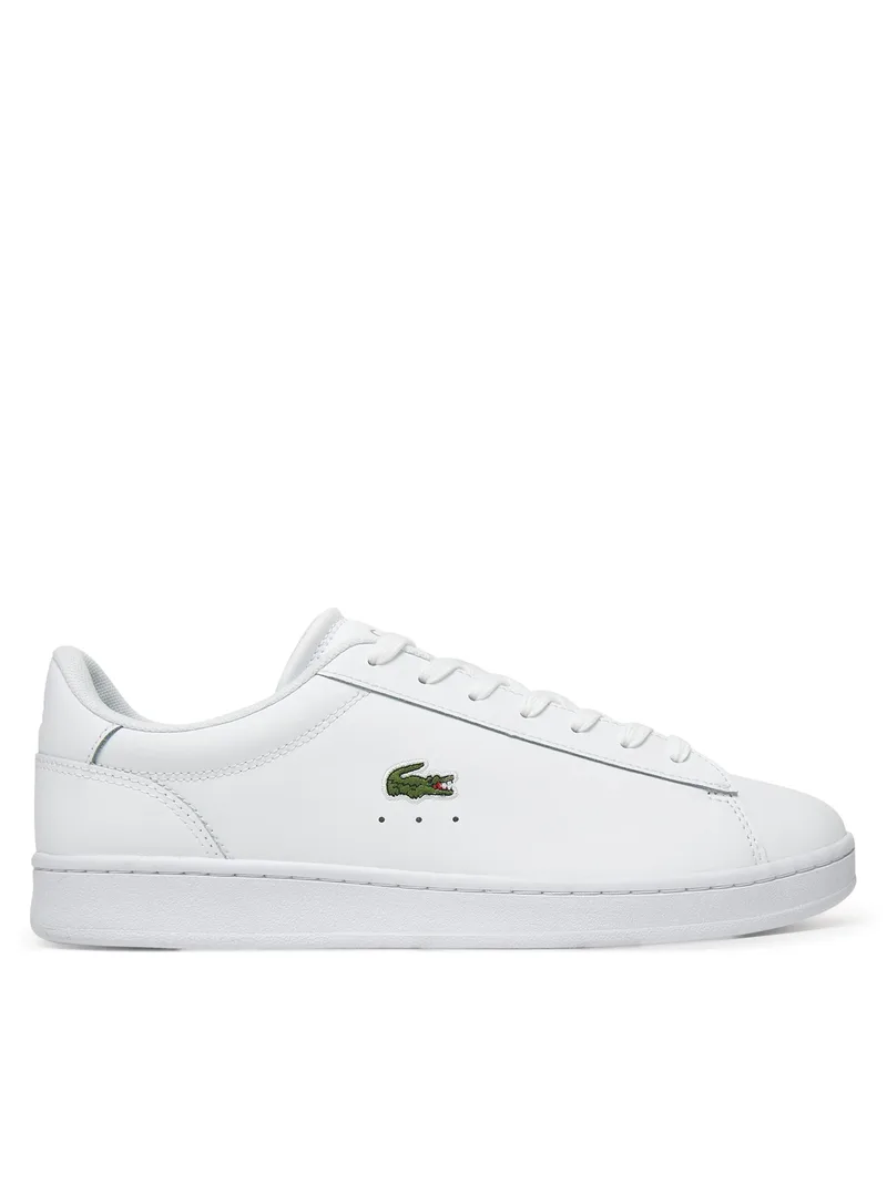 Lacoste Ανδρικά Δερμάτινα Sneakers Carnaby Set 48SMA010521G WHT/WHT Λευκό
