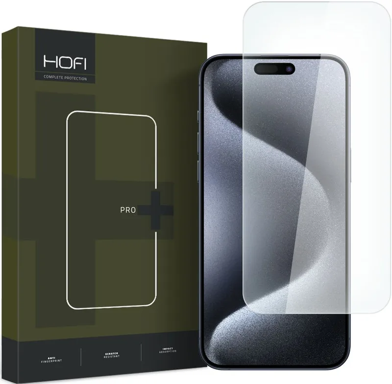 Hofi Premium Pro+ Tempered Glass - Αντιχαρακτικό Γυαλί Οθόνης Apple iPhone 15 - Clear (9319456604580)