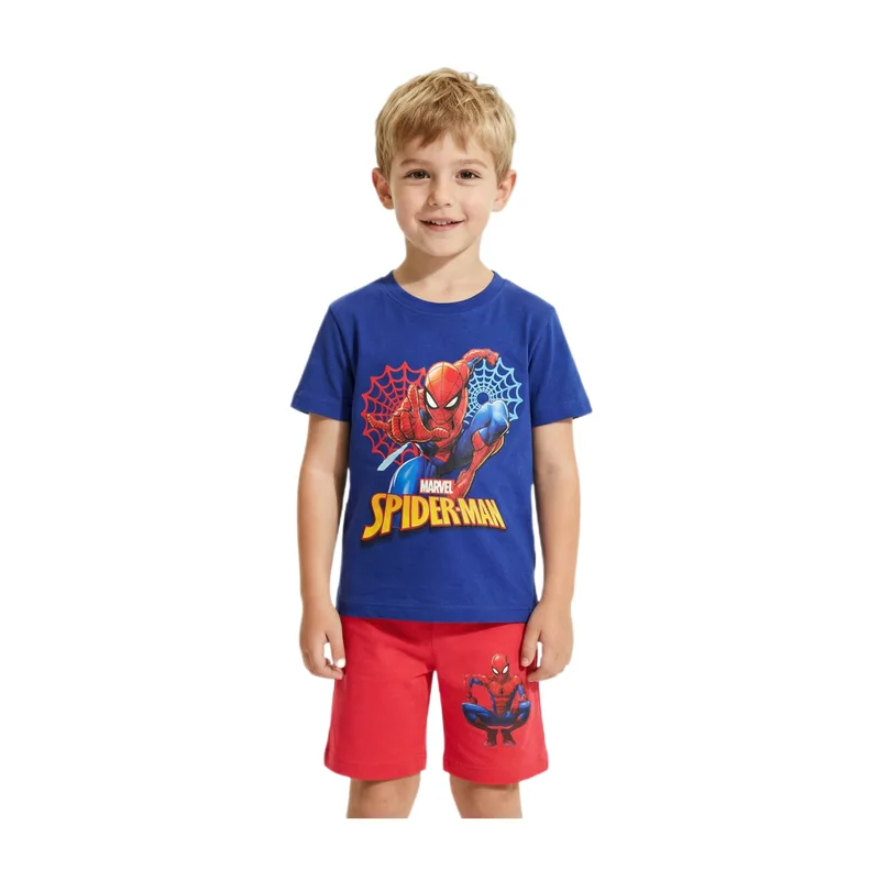 MARVEL ΠΑΙΔΙΚΟ ΣΕΤ T-SHIRT ΣΟΡΤΣ SPIDERMAN 1999 - κόκκινο ΚΟΚΚΙΝΟ