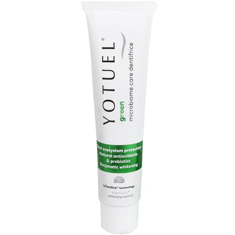 Yotuel Green Natural Microbiome Protection Dentrifice Λευκαντική Οδοντόκρεμα με Φυσικά Συστατικά που Αποκαθιστά την Ισορροπία του Στοματικού Μικροβιώματος 75ml