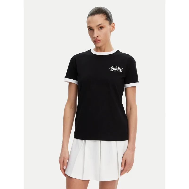 Guess T-Shirt V5GI11 I3Z14 Μαύρο Regular Fit