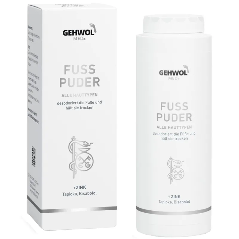 Gehwol With Zinc Foot Powder Πούδρα Ποδιών με Ψευδάργυρο για Αποτελεσματική Προστασία από την Κακοσμία των Ποδιών & την Εφίδρωση 100gr