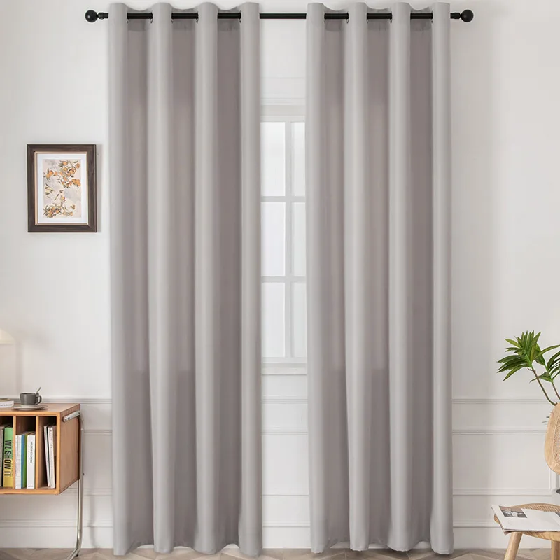 Κουρτίνα 140x270 Με Τρουκς Beauty Home Effect 8443 Silver 140x270Υ