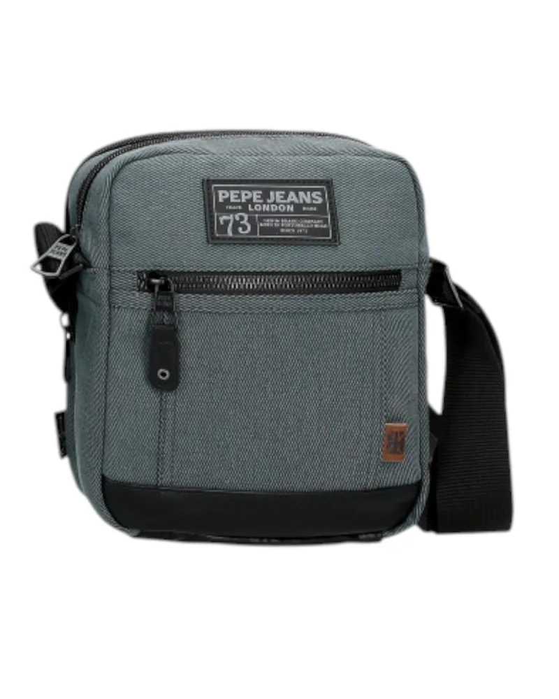 Pepe Jeans Ανδρικό Τσαντάκι Ώμου Aiden Δύο Θήκες 7495542-Navy Μπλε