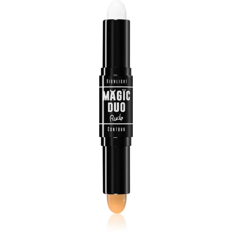 Rude Cosmetics Magic Duo διπλής όψης στικ για περιγράμματα απόχρωση Light 4.5 γρ
