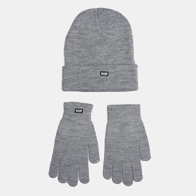 Nuff Kid's Knit Παιδικός Σκούφος & Γάντια (9000108700_2069)