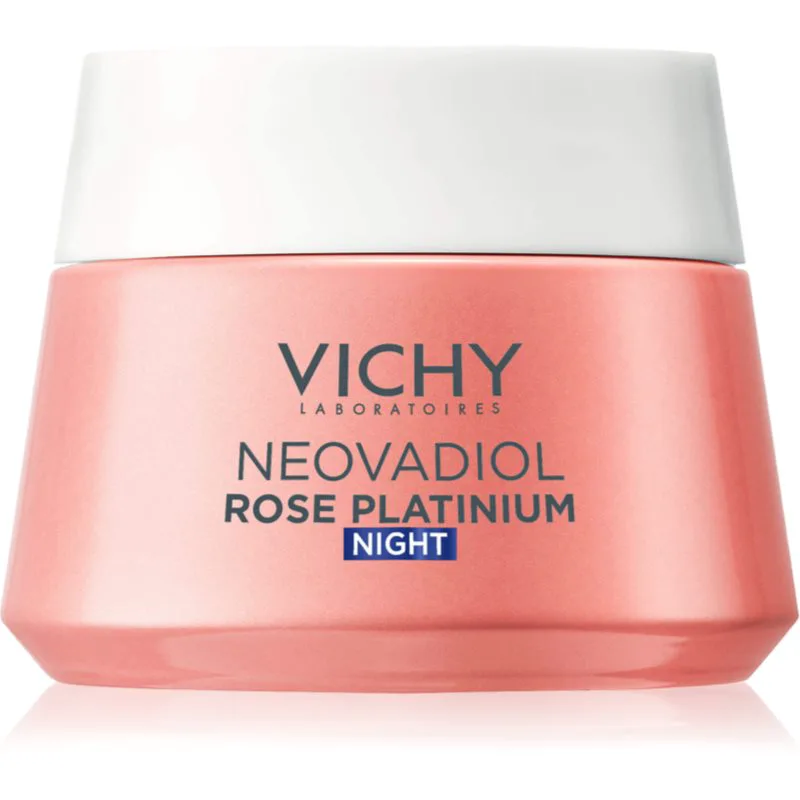 Vichy Neovadiol Rose Platinium κρέμα νυχτός για λάμψη και αποκατάσταση για ώριμη επιδερμίδα προσώπου 50 ml