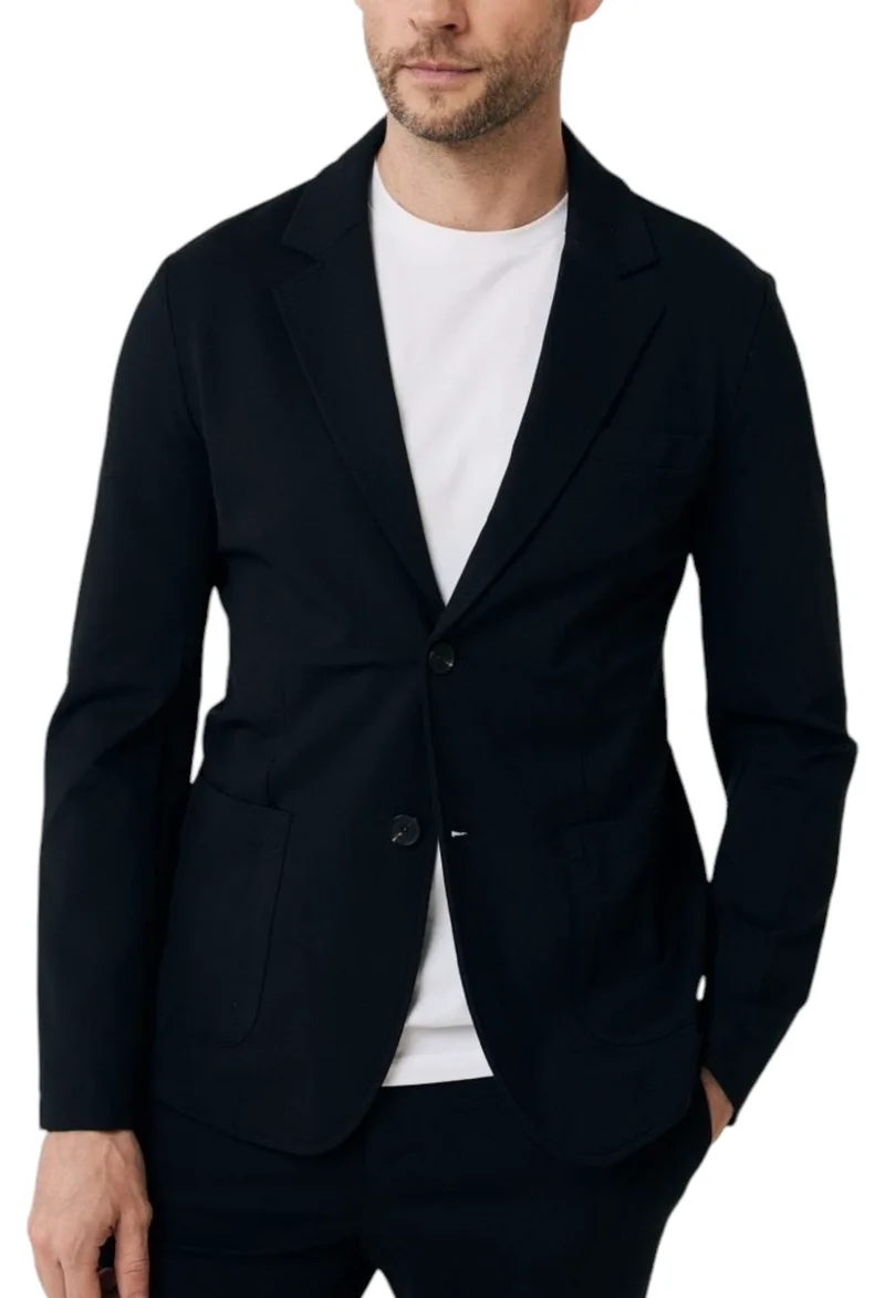 Σακάκι Mexx Ian Single Breasted Strech Fabric SF0301036M-Black Ανδρικό