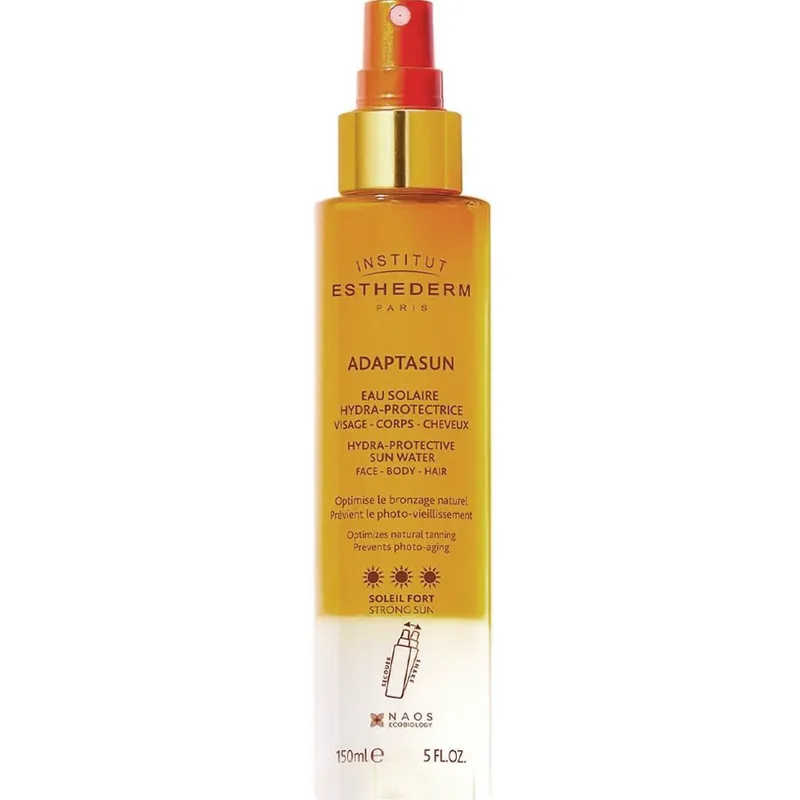 Institut Esthederm Adaptasun Hydra Protective Sun Water Face - Body - Hair Strong Sun Αντηλιακό Διφασικό Νερό Σώματος που Ενυδατώνει, Βελτιστοποιεί το Φυσικό Μαύρισμα & Προλαμβάνει τη Φωτογήρανση 150ml