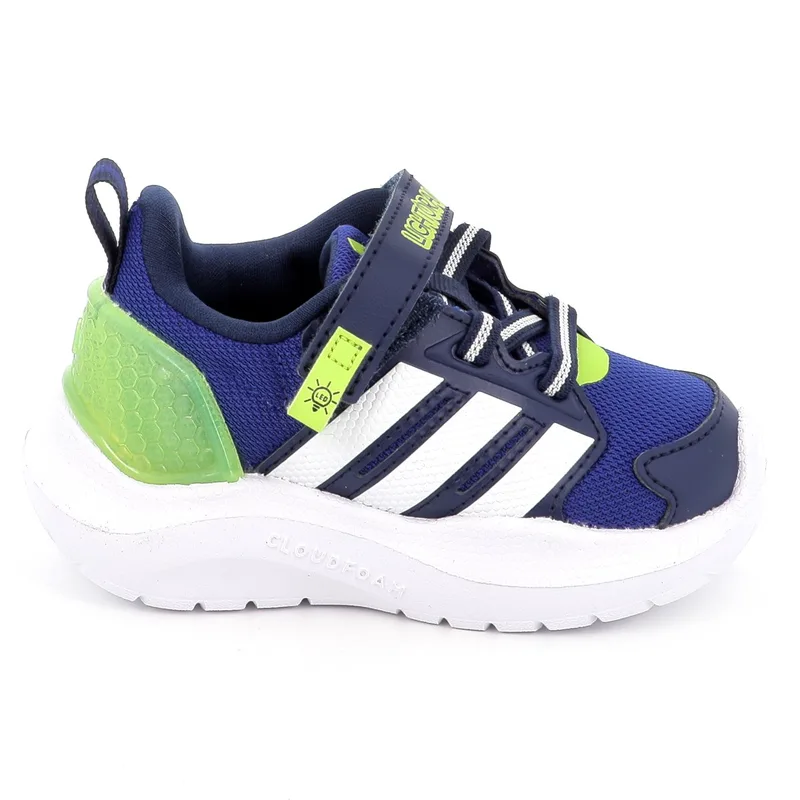 Παιδικό Αθλητικό Παπούτσι για Αγόρι Adidas Lightorama Rnr El I με On-Off Φωτάκια Χρώματος Μπλε JQ4161