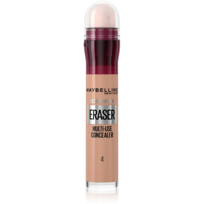 MAYBELLINE NEW YORK Instant Anti Age Eraser Υγρό καλυπτικό με σφουγγαράκι εφαρμογής απόχρωση 04 Honey 6.8 ml