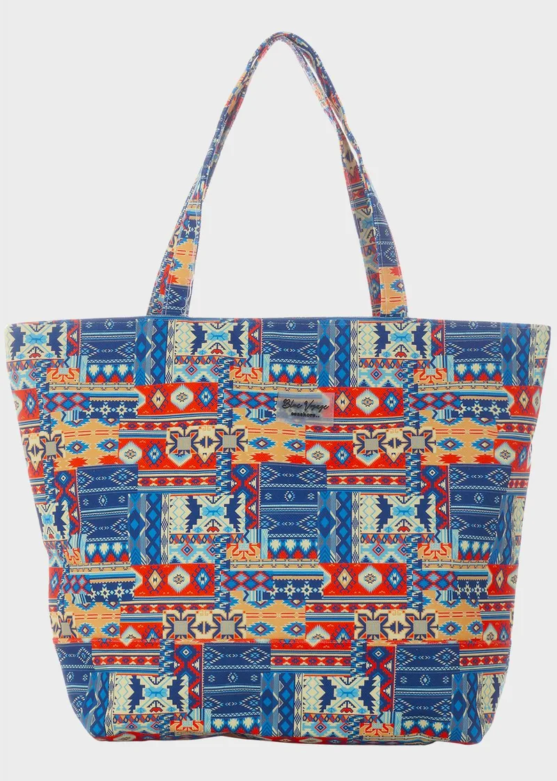 Γυναικεία τσάντα θαλάσσης all print MULTI COLOUR