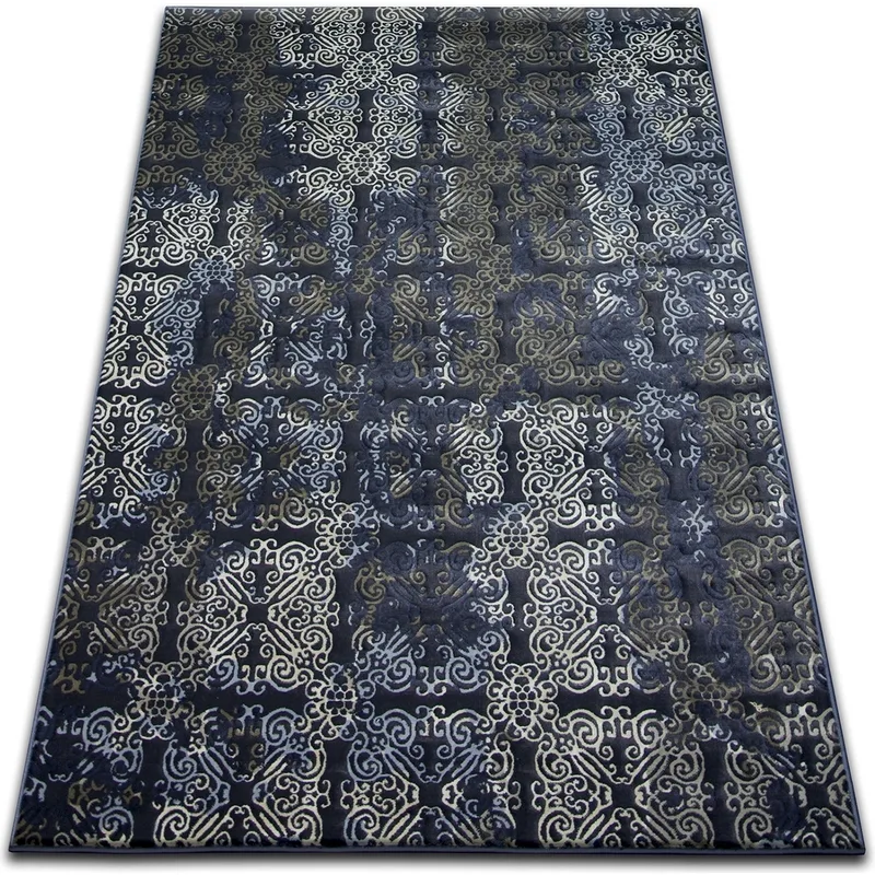 Χαλιά Rugsx Χαλί DROP JASMINE 453 μπλε 133x190 cm