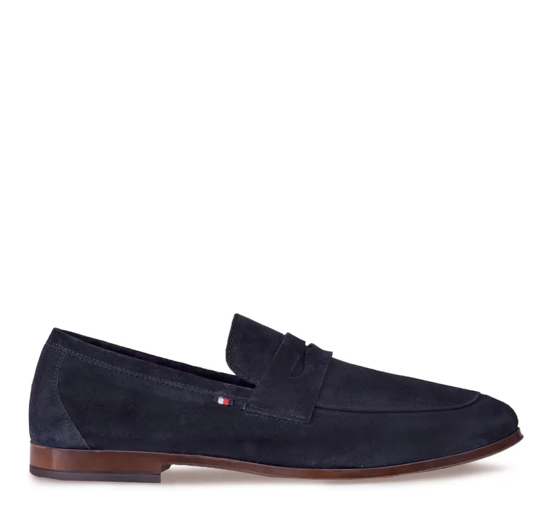 Ανδρικά Δερμάτινα Μοκασίνια Tommy Hilfiger FM0FM04988 DW5 Μπλε