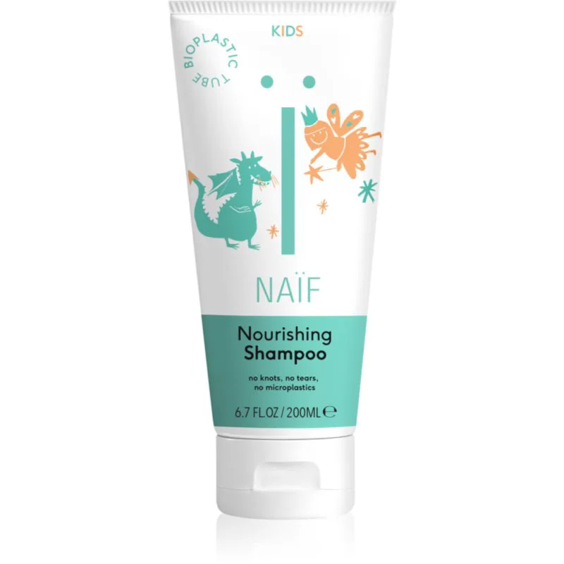Naif Kids Nourishing Shampoo παιδικό σαμπουάν για εύκολο χτένισμα μαλλιών για παιδιά 200 ml