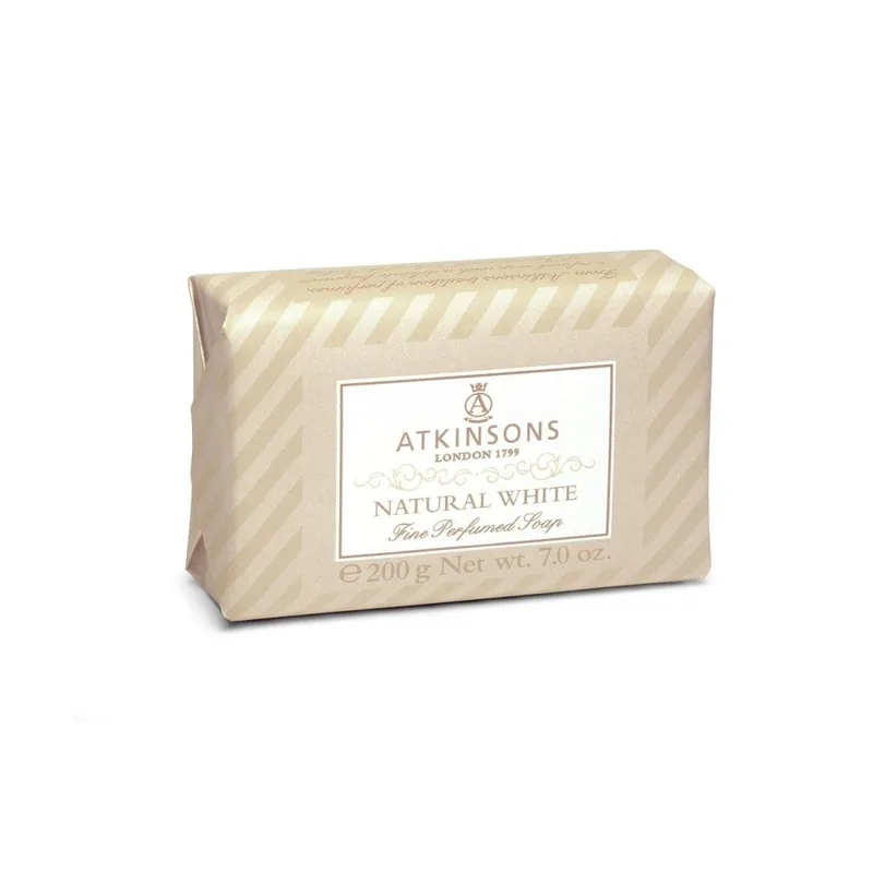Atkinsons Fine Perfumed Soap - Natural White (200g)