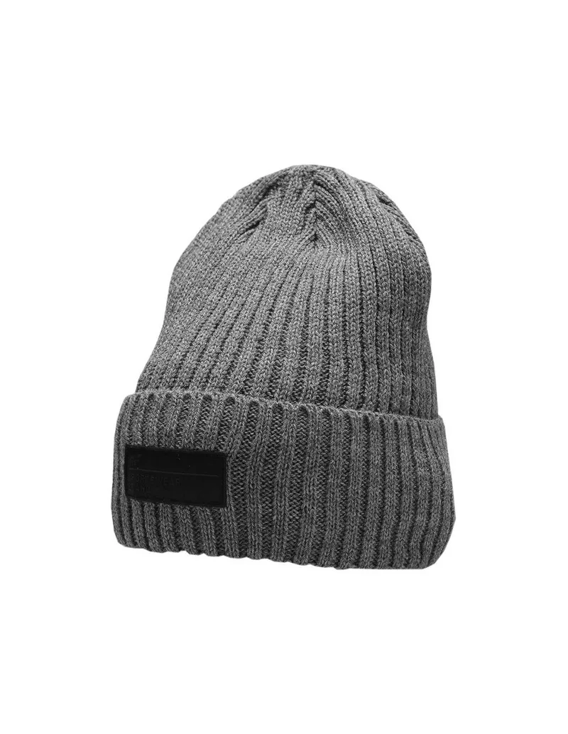 4F Beanie Ανδρικός Σκούφος σε Γκρι χρώμα H4Z22-CAM013-24M