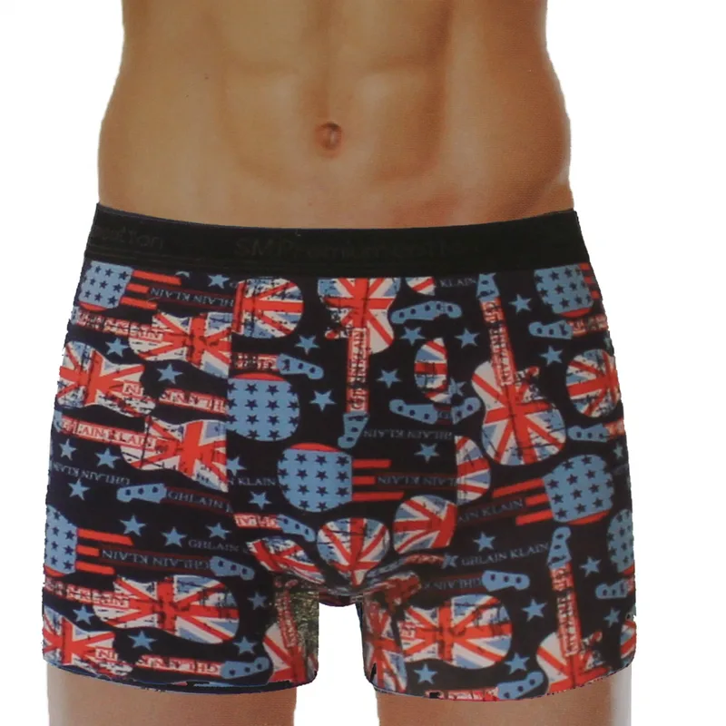 BOXER SMPREMIUM ΜΠΛΕ ΜΕ ΕΛΑΣΤΙΚΕΣ ΜΙΚΡΟΪΝΕΣ-XL